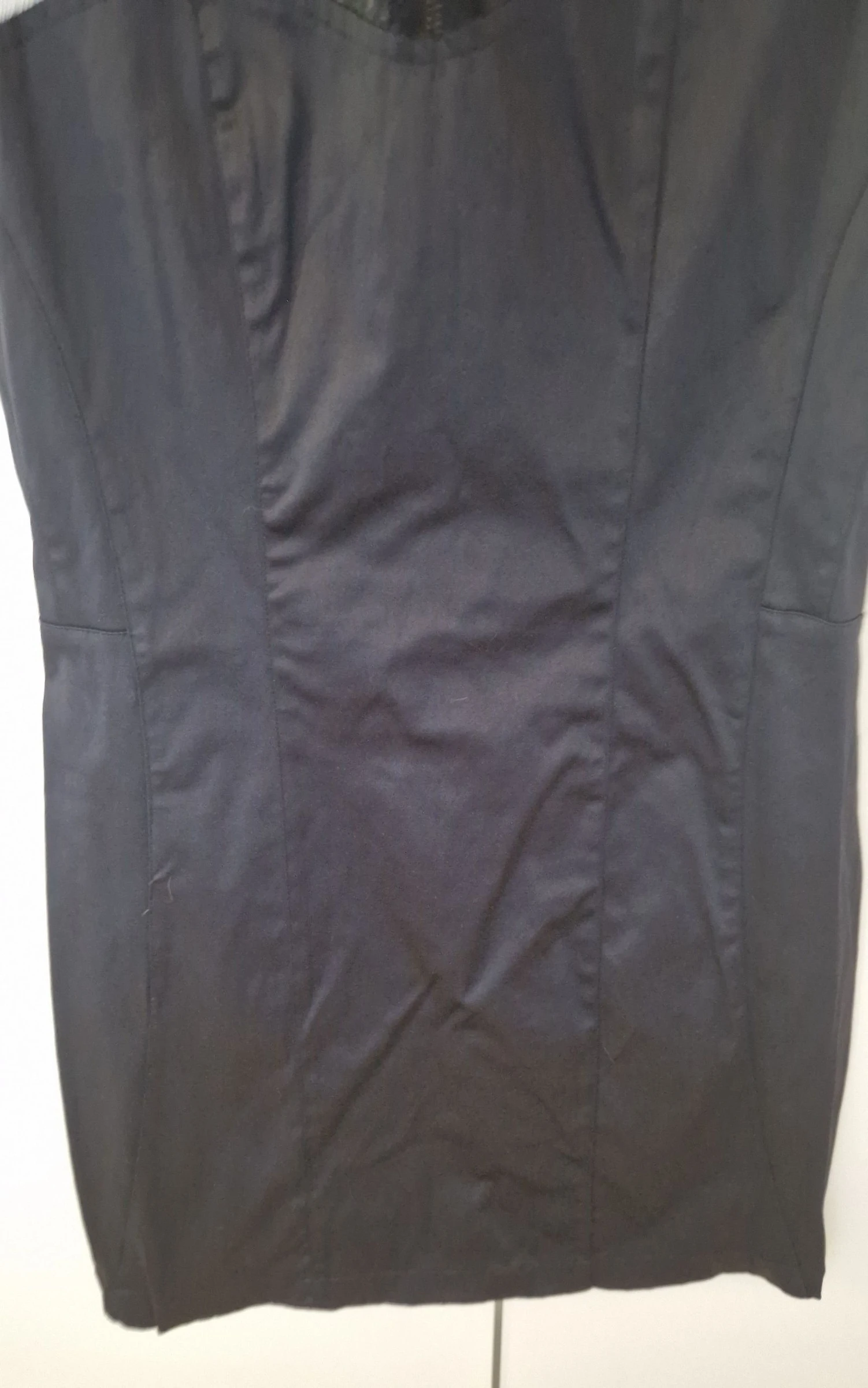 Vestido negro encaje corsé Stradivarius M – photo 6